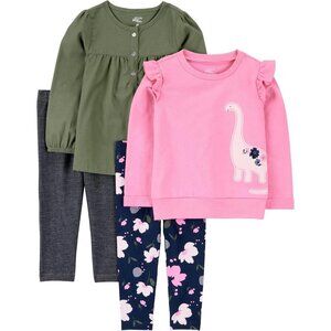 girls 4-piece Playwear Set